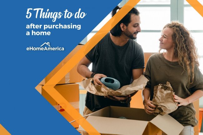 5 Things to do after purchasing a home