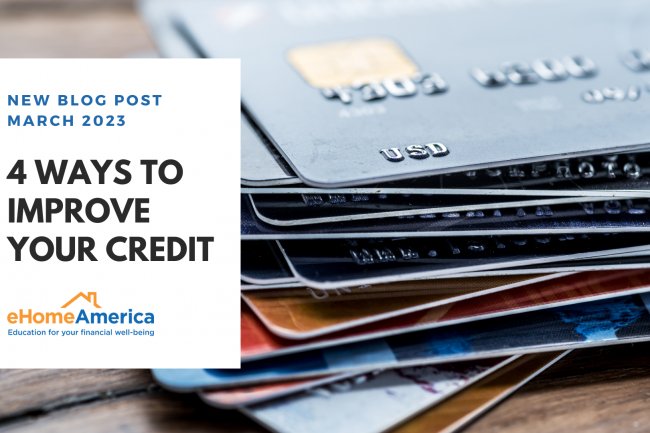 4 ways to improve your credit