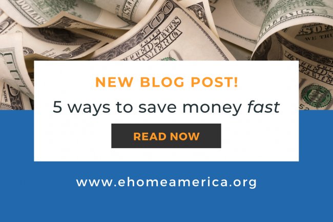 5 ways to save money fast